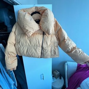 Avec le Filles Cropped Puffer